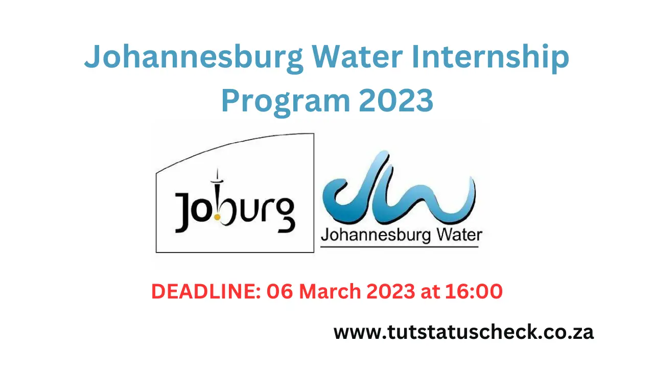 Johannesburg Water Internship Program 2023
