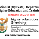 Receptionist (X5 Posts): Department of Higher Education and Training