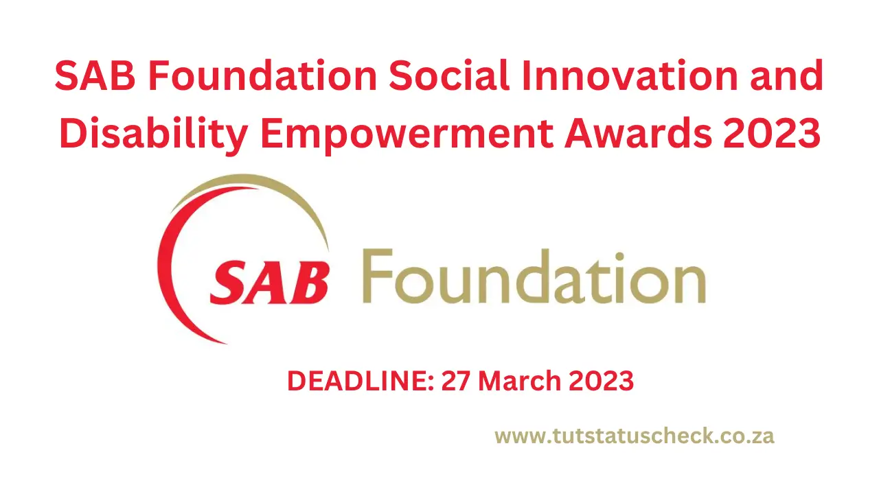 SAB Foundation Social Innovation and Disability Empowerment Awards 2023