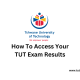 How To Access Your TUT Exam Results