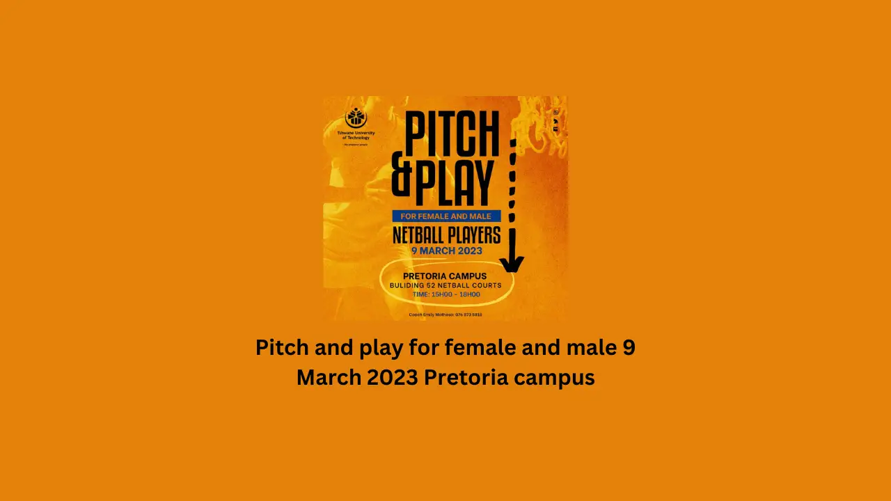 TUT Netball Pitch and play