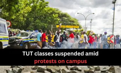 TUT classes suspended amid protests on campus