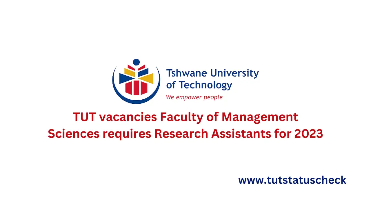 TUT vacancies Faculty of Management Sciences