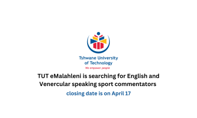 TUT eMalahleni is searching for English and Venercular speaking sport commentators