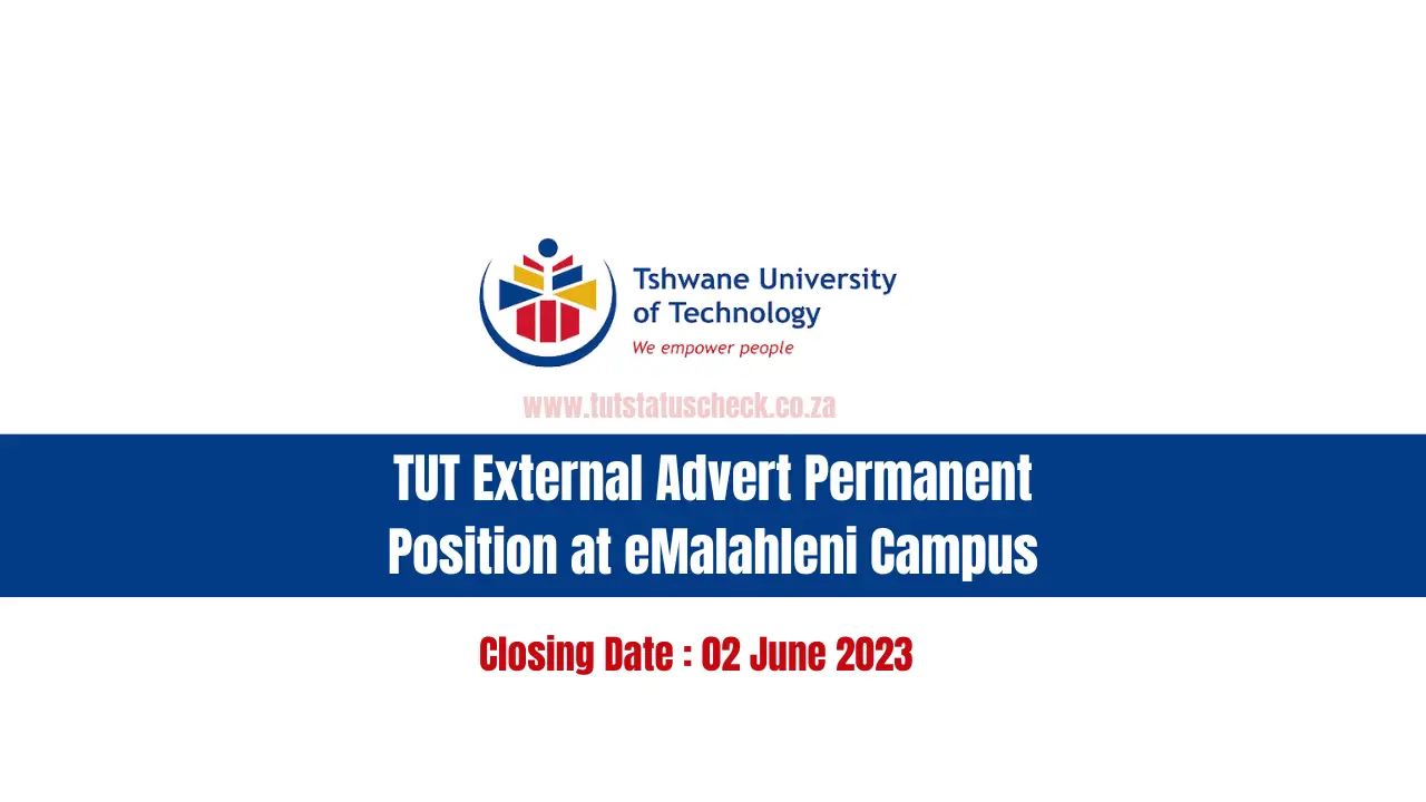 TUT External Advert Permanent Position at eMalahleni Campus