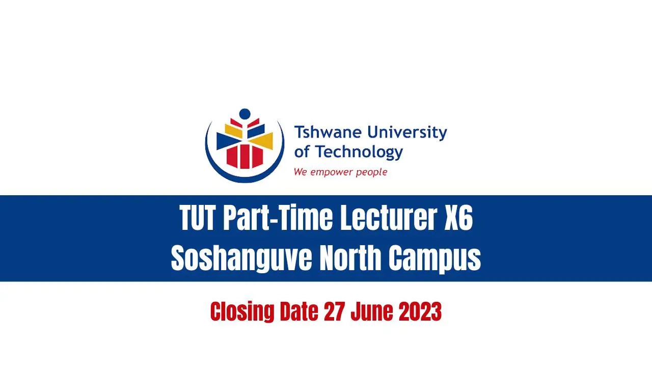 TUT Part-Time Lecturer X6 Soshanguve North Campus