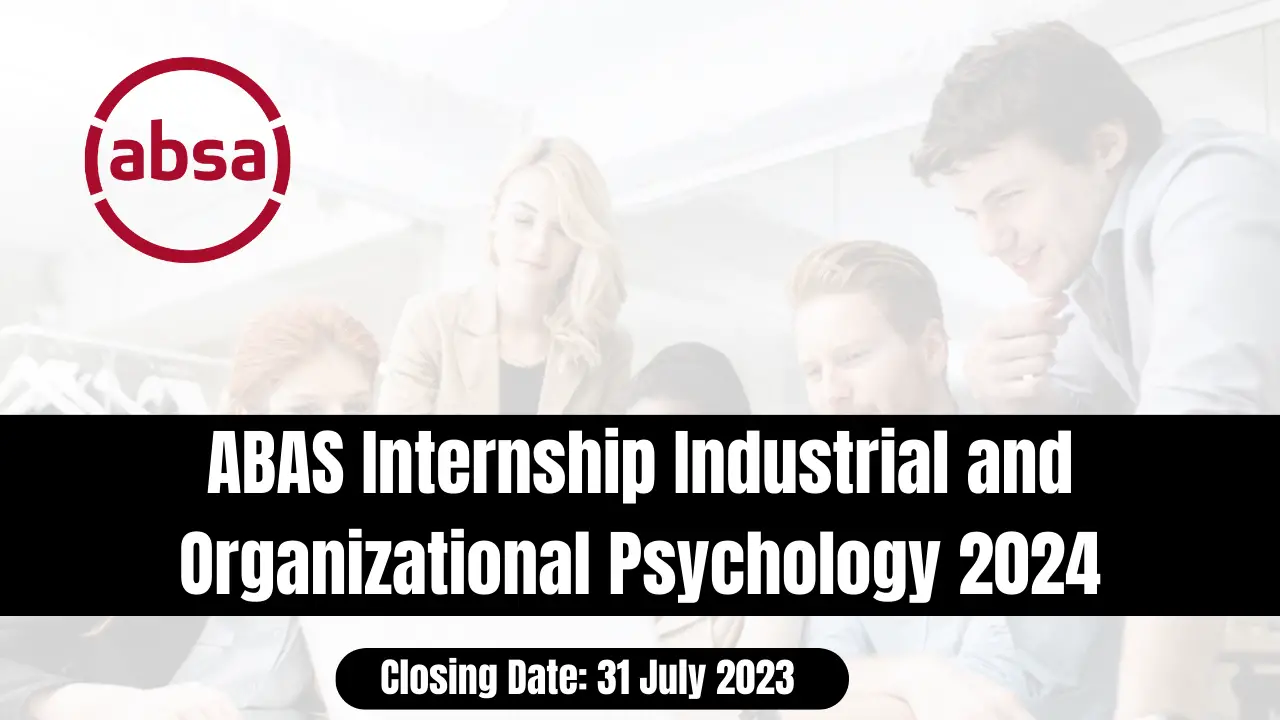 ABAS Internship Industrial and Organizational Psychology 2024