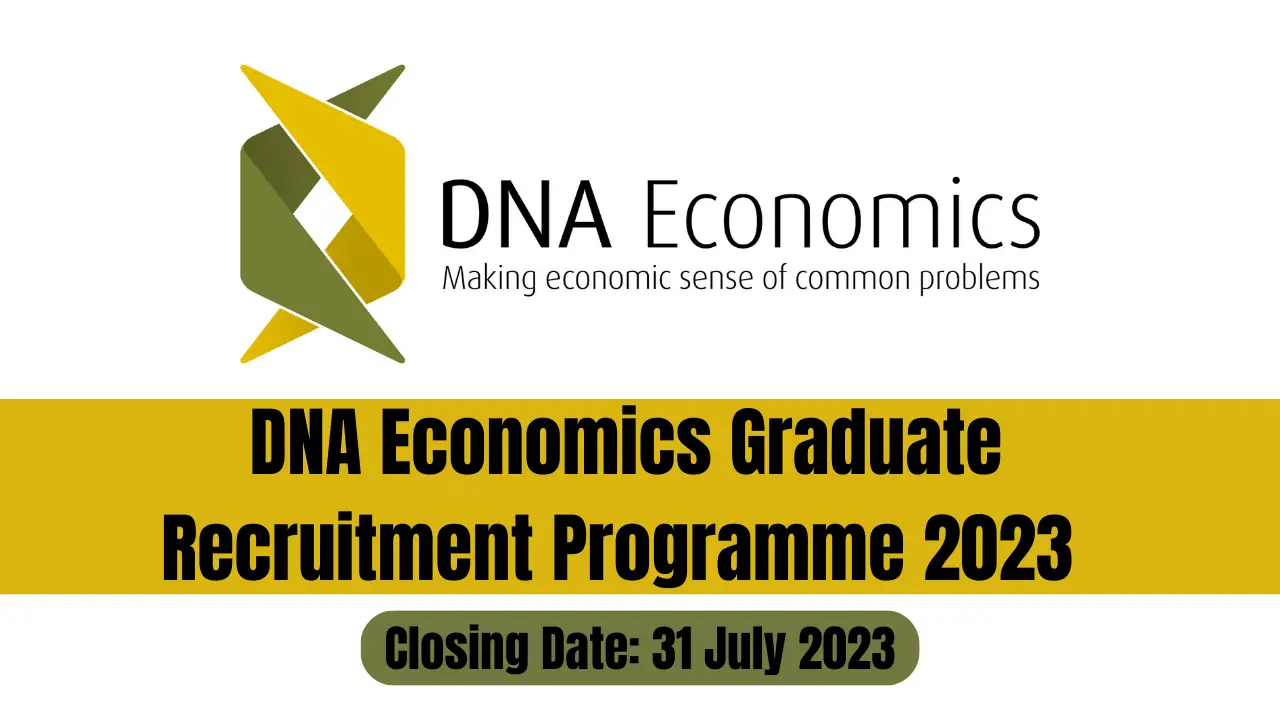 DNA Economics Graduate Recruitment Programme 2023 