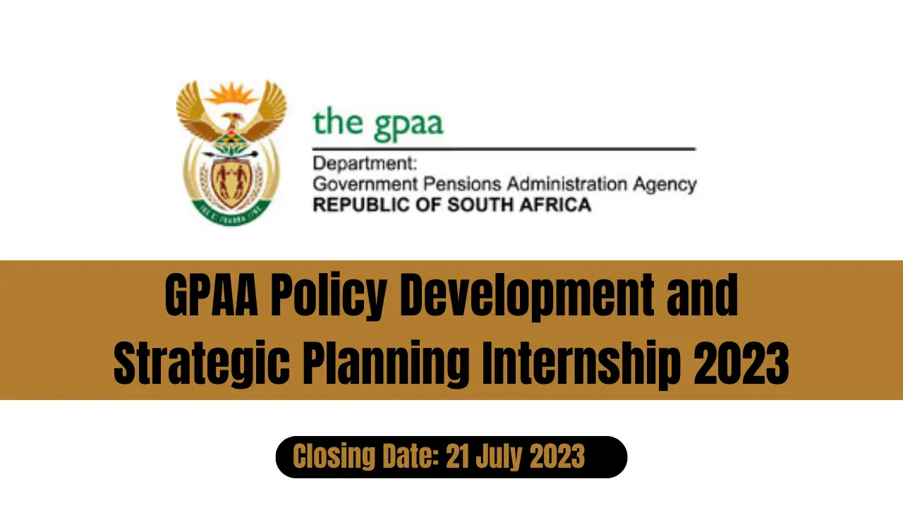 GPAA Policy Development and Strategic Planning Internship 2023