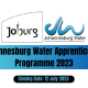 Johannesburg Water Apprenticeship Programme 2023