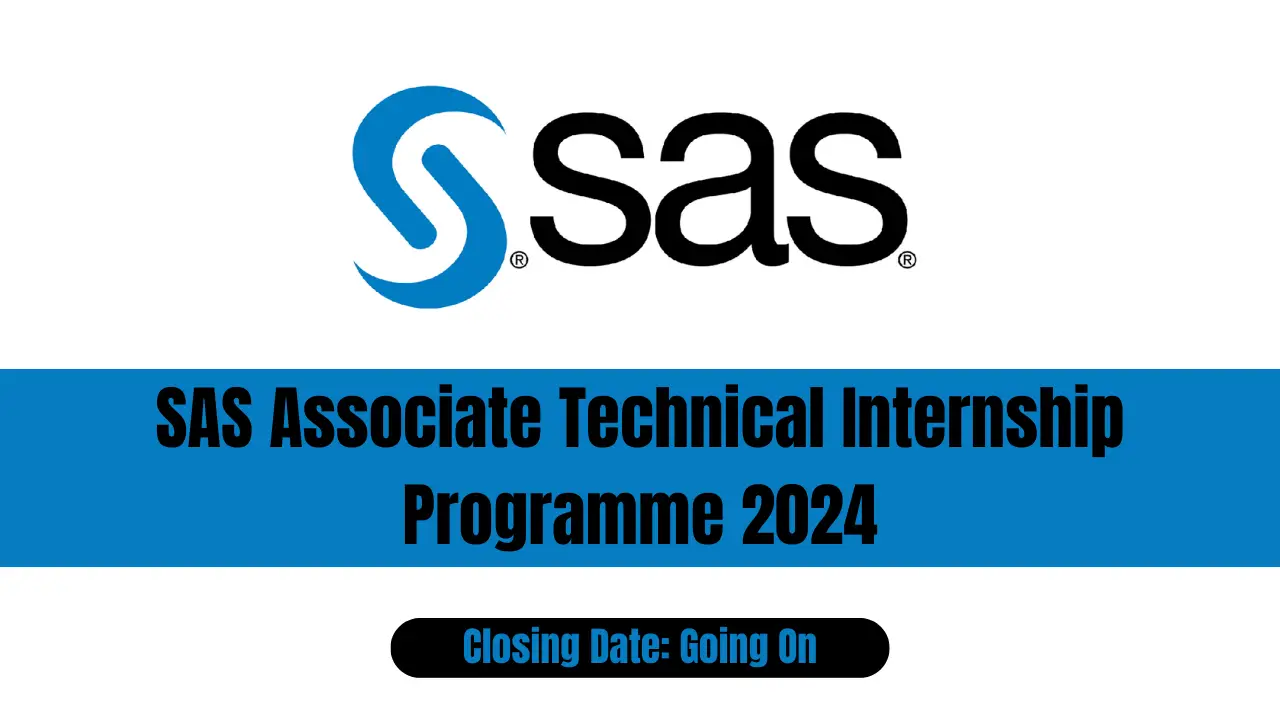 SAS Associate Technical Internship Programme 2024
