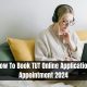 How To Book TUT Online Application Appointment 2024