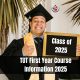TUT First Year Course Information 2025
